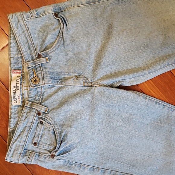 Levi's Denim - Levi's Super Low Bootcut 518 size 7  light wash